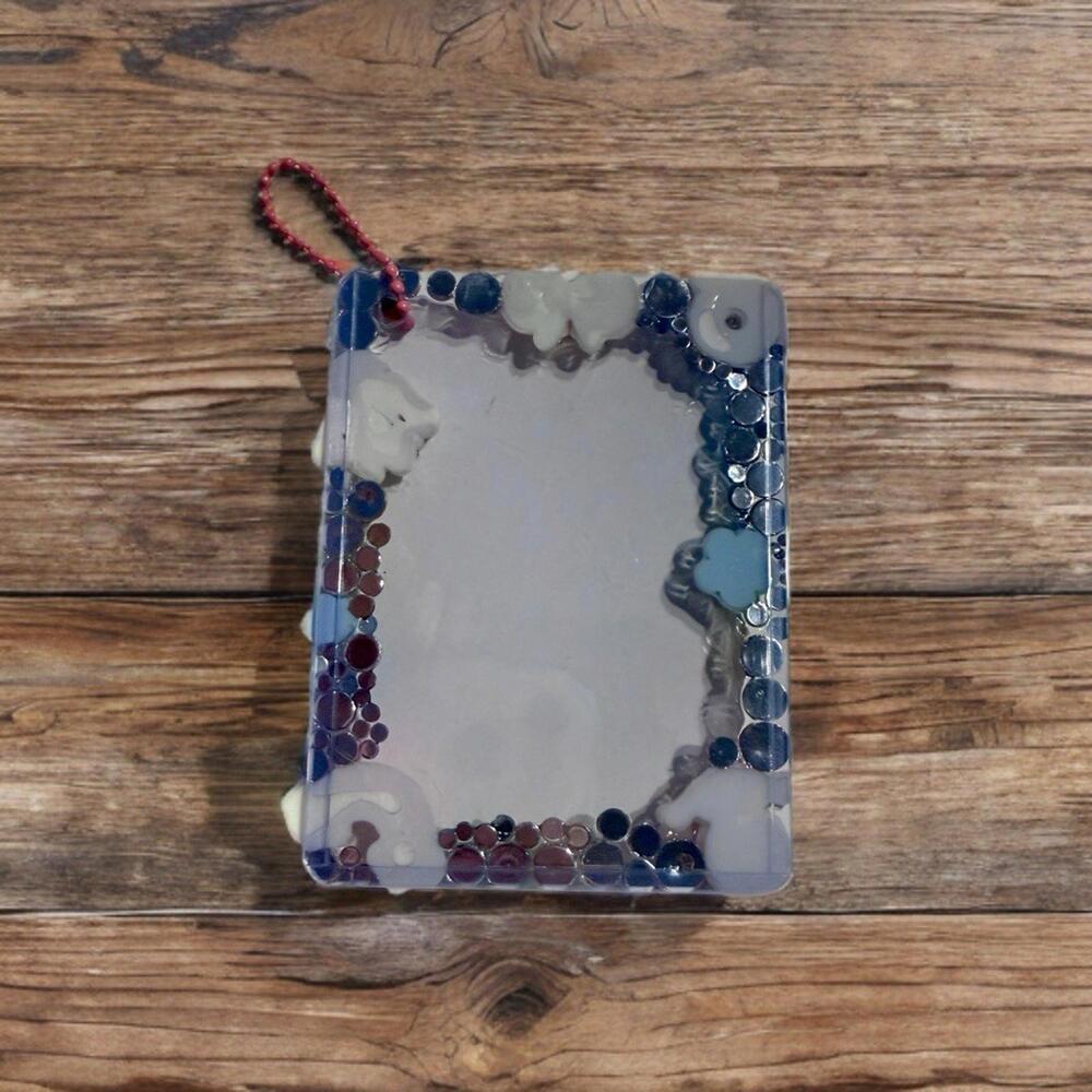 Handmade Decoden Bag Charm - Cinnamoroll Photo Keychain Junk Case Holder, Kawaii - Picture 2 of 2